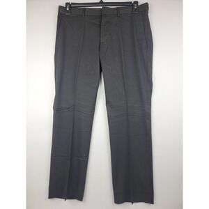 Express Photographer Mens 31x30 Dress Pants Charcoal Gray Micro Stripe Slim Fit